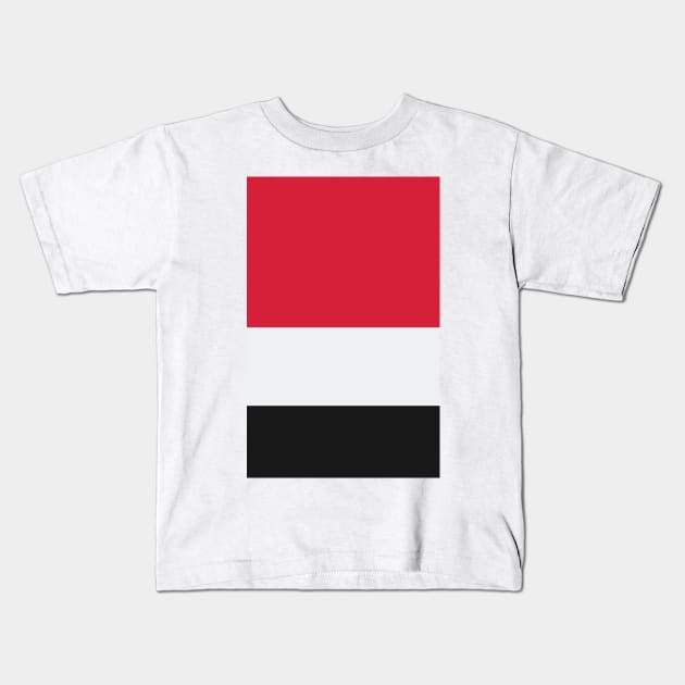 Manchester United Tricolour Kids T-Shirt by Culture-Factory